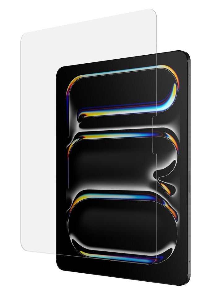 Tempered Screen Protector for Apple iPad Pro 13 Inch (M5/M4) 2025/2024 | 9H Hardness Tempered Glass, Bubble Free Easy Installation, Full Coverage And Anti Scratch Case Friendly- Clear